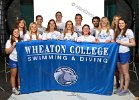Media Day  Wheaton College Women's Swimming & Diving Media Day 2023-24 . - Photo By: KEITH NORDSTROM : Wheaton, Swimming, Media Day